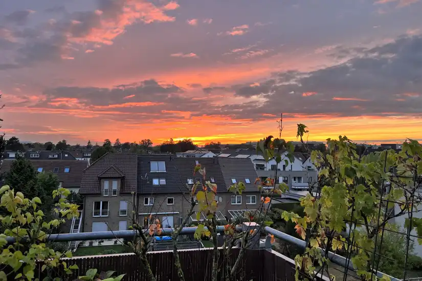 Aussicht bei Dämmerung